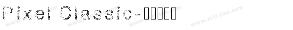 Pixel Classic字体转换